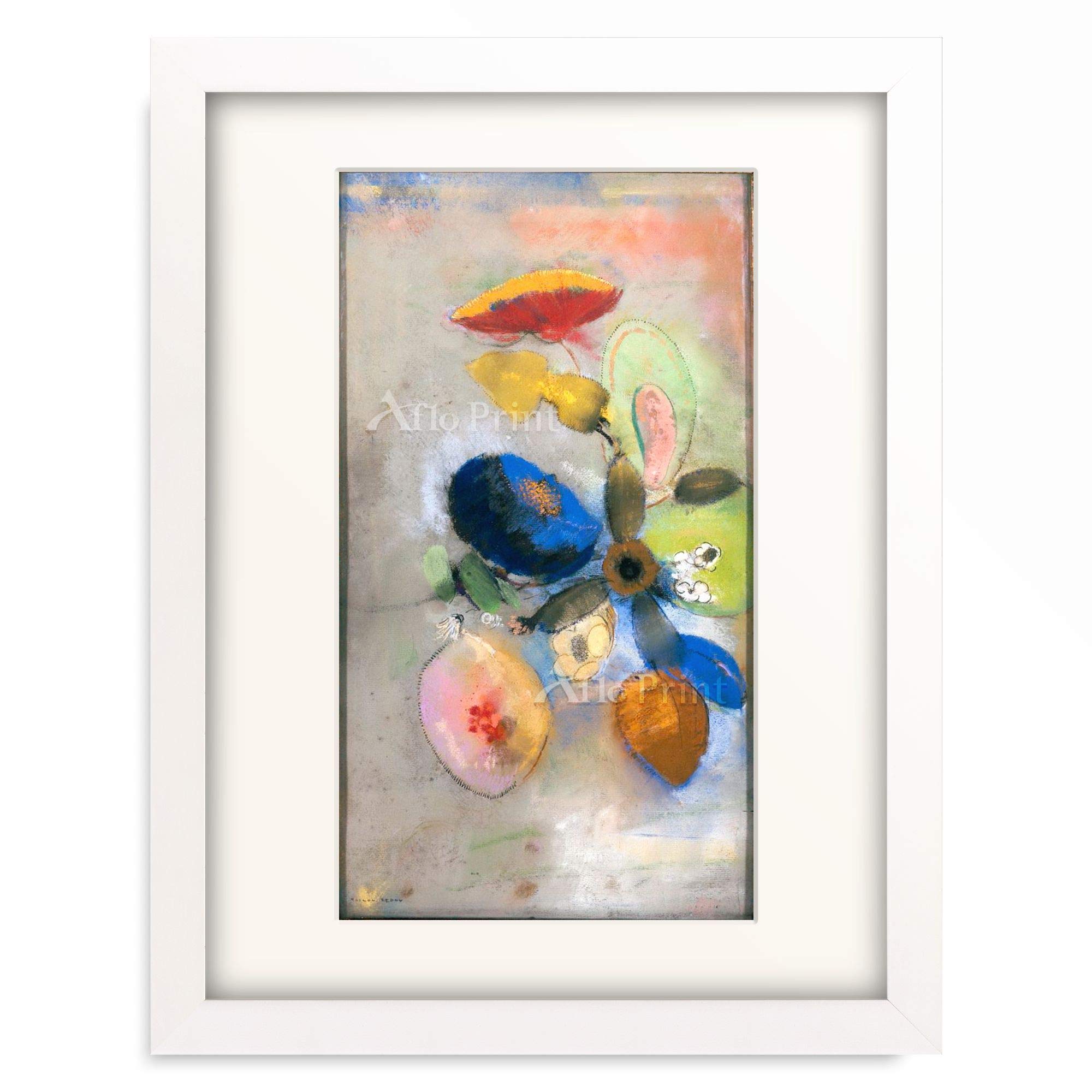 Amazon｜オディロン・ルドン Odilon Redon 「Flowers. 1907-1910